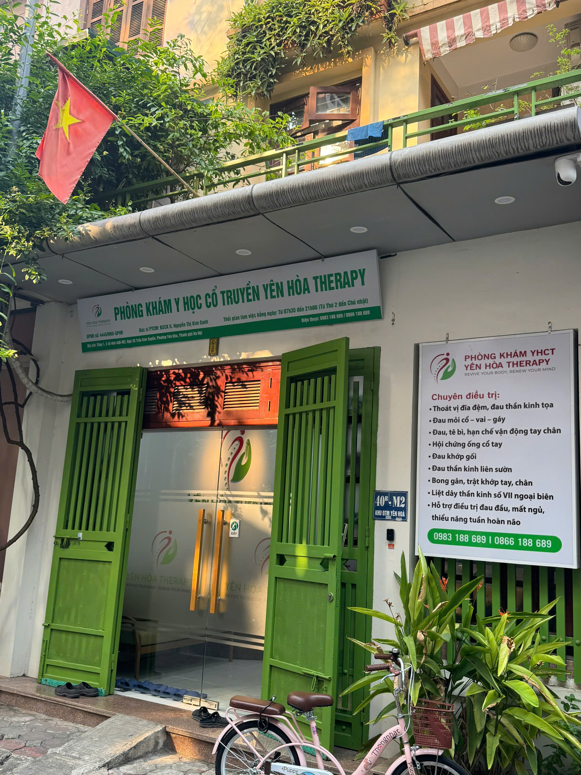 Phòng khám Y học cổ truyền Yên Hòa Therapy tại Hà Nội