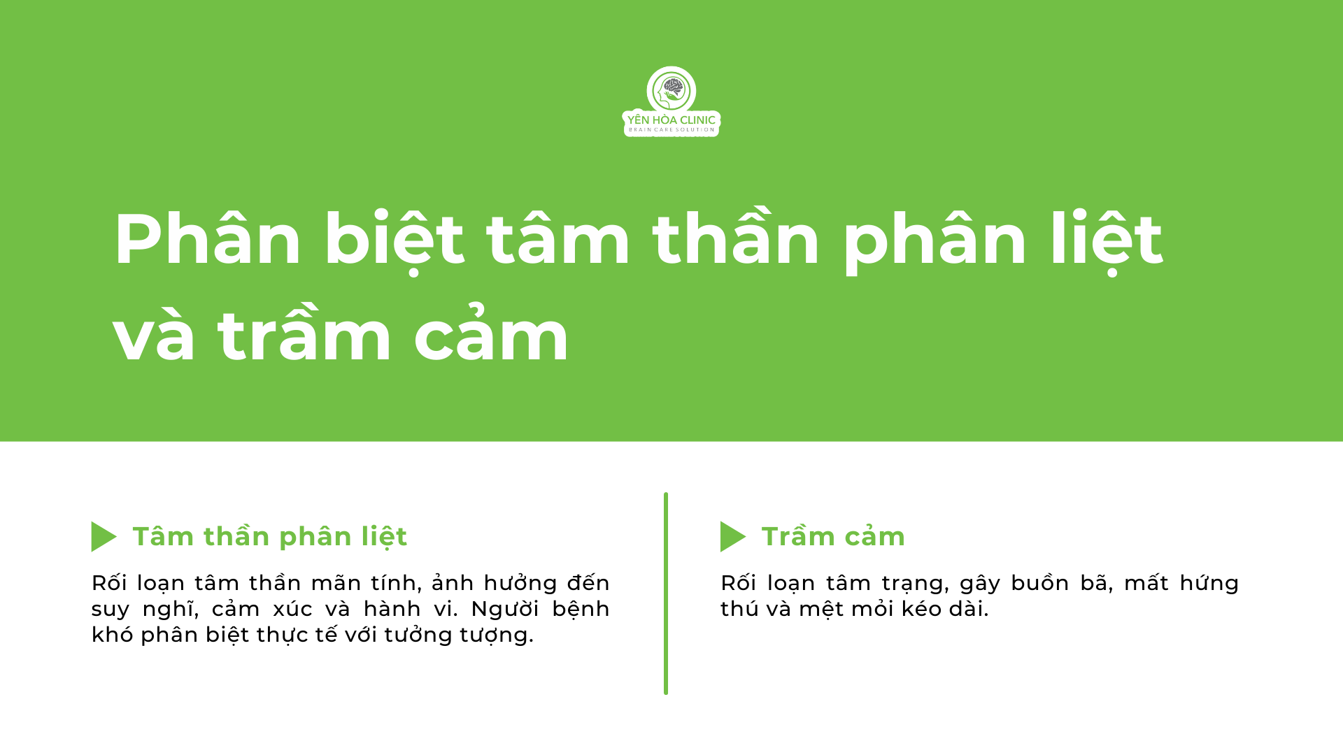 Tâm Thần Phân Liệt & Trầm Cảm: Hai Rối Loạn Tâm Lý Hoàn Toàn Khác Nhau?