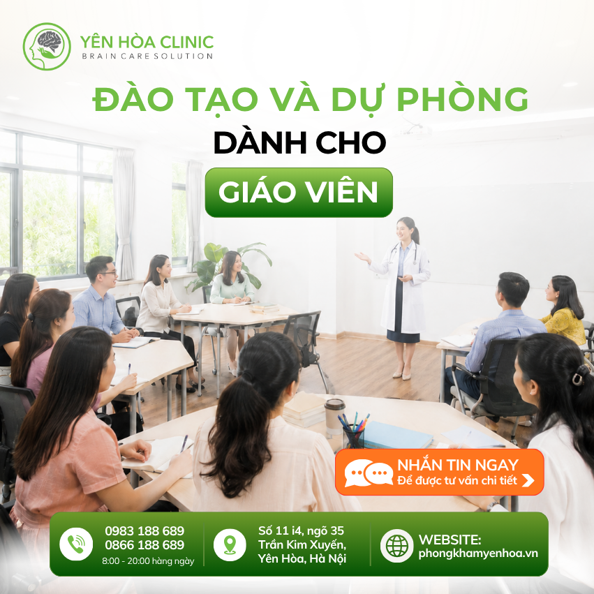 Đào tạo sức khỏe tinh thần dành cho giáo viên