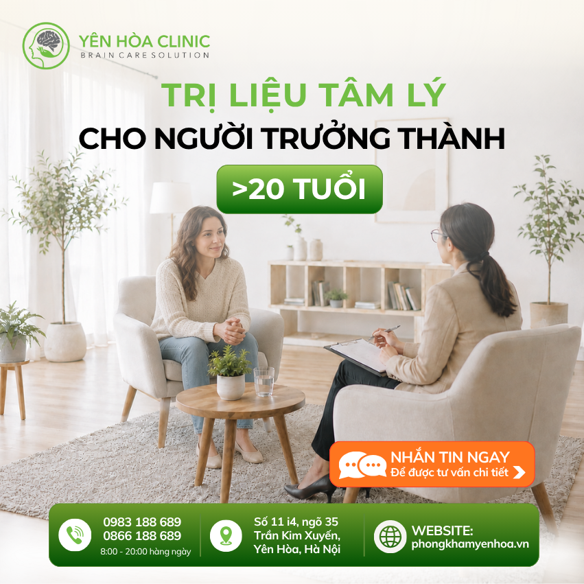Trị liệu tâm lý cho người trưởng thành