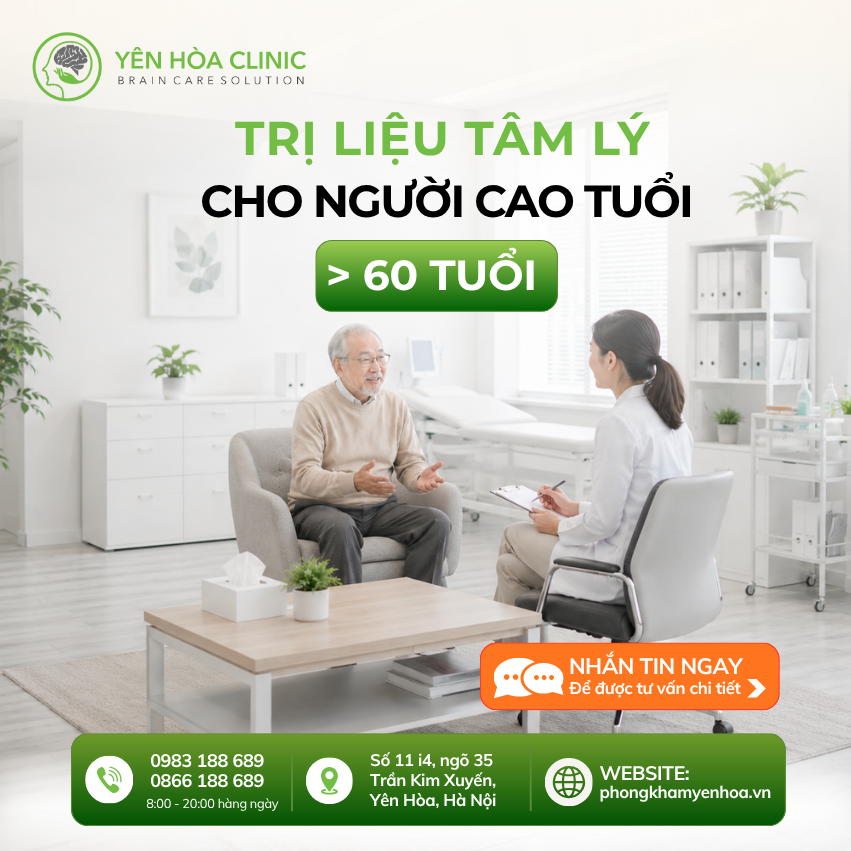 Trị liệu tâm lý cho người cao tuổi