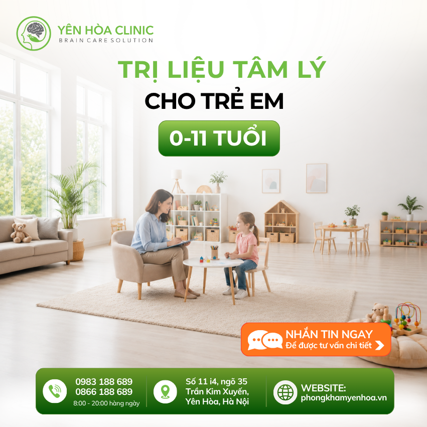 Trị liệu tâm lý cho trẻ em