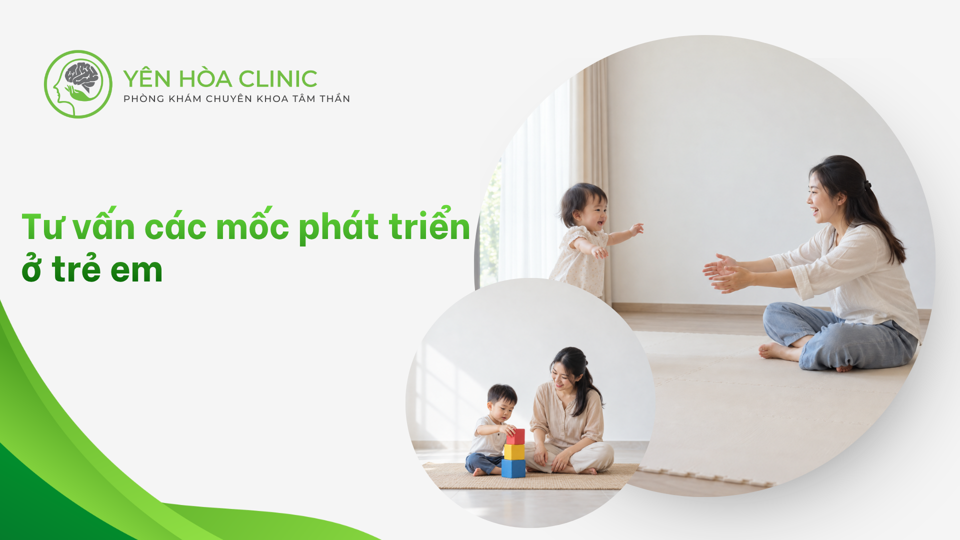 Tư vấn các mốc phát triển ở trẻ em