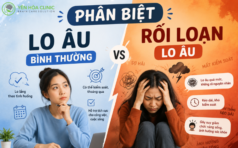 Phân biệt lo âu bình thường và rối loạn lo âu: Khi nào cần đi khám?