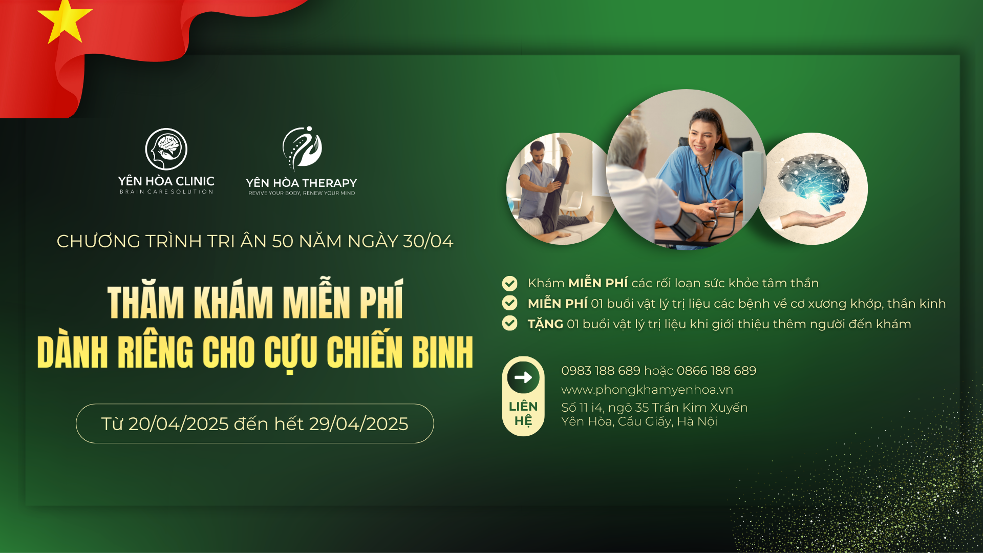 Thăm Khám Miễn Phí Cho Cựu Chiến Binh: Tri Ân 50 Năm Thống Nhất Đất Nước